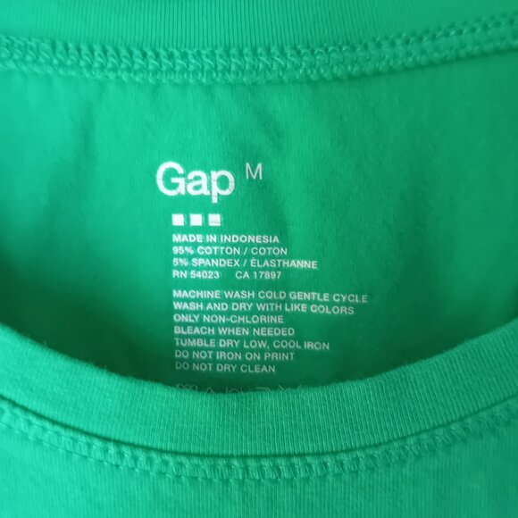 GAP Green Cotton Tee - Picture 3 of 4